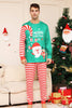 Load image into Gallery viewer, Green and Red Stripes Christmas Family Matching Pajamas Set