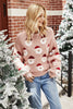 Load image into Gallery viewer, Black Christmas Santa Claus Knit Sweater with Long Sleeves