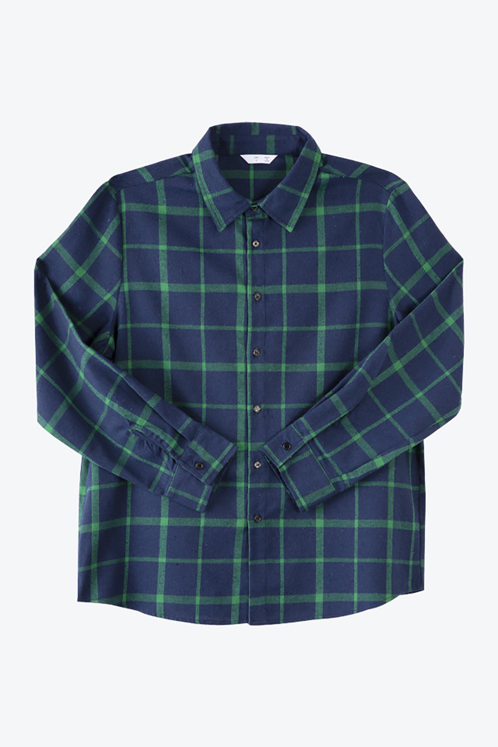 Dark Green Plaid Dresses and Long Sleeves T-Shirt Family Matching Outfits
