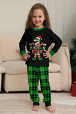 Christmas Family Wine Lover Dinosaur Print Pajamas Set