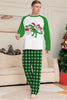 Load image into Gallery viewer, Christmas Family Matching Pajamas Green Plaid Dinosaur Print Pajamas Set