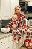 Christmas Family Matching Pajamas Set Red Plaid Pajamas