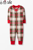 Christmas Family Matching Pajamas Set Red Plaid Pajamas