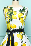 Lemon 1950s Swing Dress