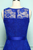 Load image into Gallery viewer, Lace Royal Blue Dress