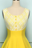 Yellow Button Up Dress