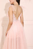 Load image into Gallery viewer, Glitter Pink Long Prom Dress