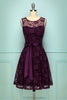 Load image into Gallery viewer, Vintage Grape Lace Dress