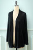 Load image into Gallery viewer, Black Long Sleeve Knit Cardigan