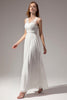 Load image into Gallery viewer, Ivory Long Bridesmaid Dress