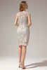Load image into Gallery viewer, Grey Lace Mother Of the Bride Dress