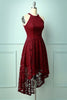 Load image into Gallery viewer, Burgundy Red Lace Dress