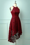 Burgundy Red Lace Dress