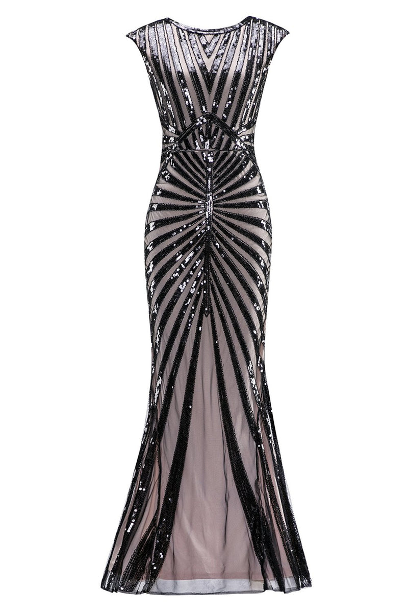 Load image into Gallery viewer, Sequined Mermaid 1920s Dress