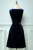 Velvet Vintage 1950s Dress