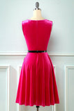 Velvet Vintage 1950s Dress