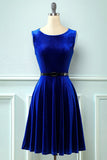 Velvet Vintage 1950s Dress