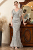 Load image into Gallery viewer, Beading Mermaid Mother of the Bride Dress