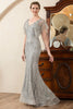 Load image into Gallery viewer, Beading Mermaid Mother of the Bride Dress