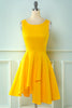 Load image into Gallery viewer, Red Vintage 1950s Asymmetrical Dress
