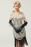 1920s Sequin Women Cape