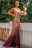 Load image into Gallery viewer, Sequins Halter Prom Formal Dress