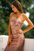 Load image into Gallery viewer, Sequins Halter Prom Formal Dress