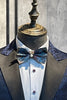 Load image into Gallery viewer, Dark Blue Peak Lapel Men&#39;s Formal Blazer