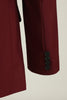 Load image into Gallery viewer, Burgundy Peak Lapel 3 Piece Men&#39;s Formal Suits