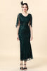 Load image into Gallery viewer, Dark Green Sequin Mother Of Bride Dress