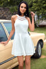 Load image into Gallery viewer, White Short Graduation Dress