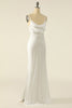 Load image into Gallery viewer, Ivory Satin Simple Bridal Dress