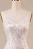 Load image into Gallery viewer, Backless Lace Ivory Wedding Dress with Sweep Train