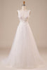 Load image into Gallery viewer, Sparkly Tulle Beaded Ivory Long Wedding Dress