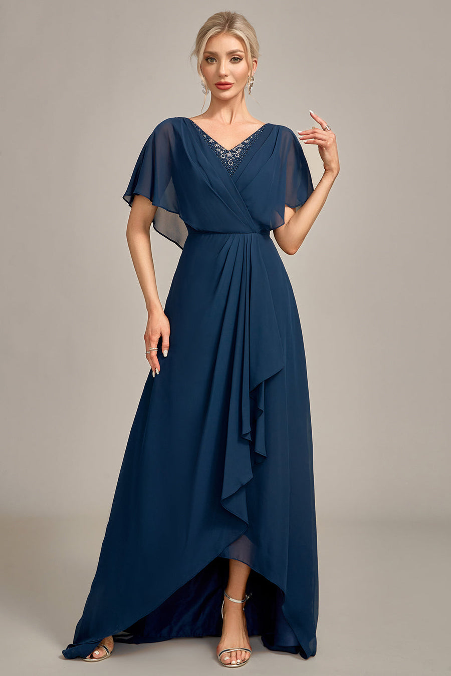 navy mob dress Blue Mother of the Bride & Groom Dresses modern frame and reliable alignment Chic Floral Mother of the