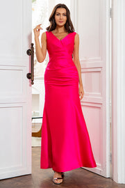 Fuchsia Mermaid Mother of the Bride Dress