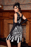 Black & White Gatsby 1920s Dress