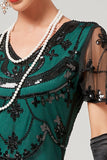 Ivory Long Sequins Mermaid 1920s Gatsby Dress