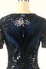 Load image into Gallery viewer, Royal Blue Sequin Long 1920s Dress