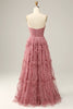 Load image into Gallery viewer, Sweetheart A-Line Dusty Rose Long Formal Dress