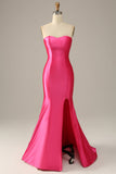 Fuchsia Sweetheart Mermaid Formal Dress