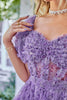 Load image into Gallery viewer, Off the Shoulder A Line Printed Cute Short Formal Dress