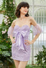 Load image into Gallery viewer, Sweetheart Purple Short Formal Dress with Appliques