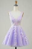 Orange A Line Glitter Short Formal Dress with Sequins