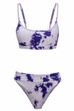 New Tie Dye Gradient Swimsuit