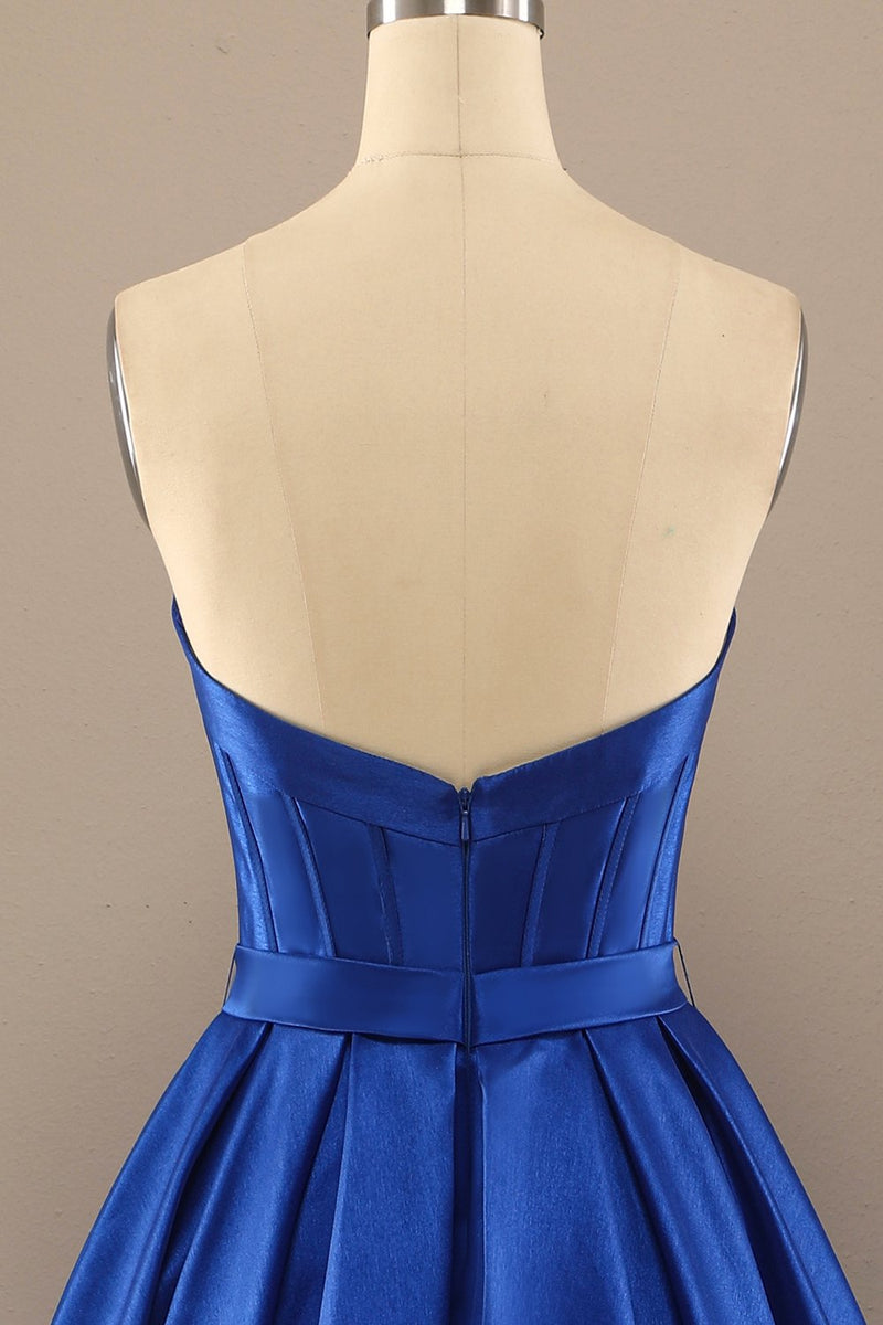 Load image into Gallery viewer, Simple Royal Blue Long Prom Dress