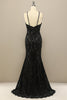 Load image into Gallery viewer, Navy Mermaid Lace Long Prom Dress
