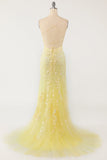 Light Purple Mermaid Long Formal Dress with Appliques