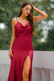 Mermaid Solid Long Prom Dress