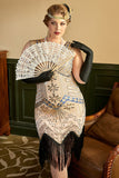 Sequin Royal Blue Plus Size 1920s Flapper Dress